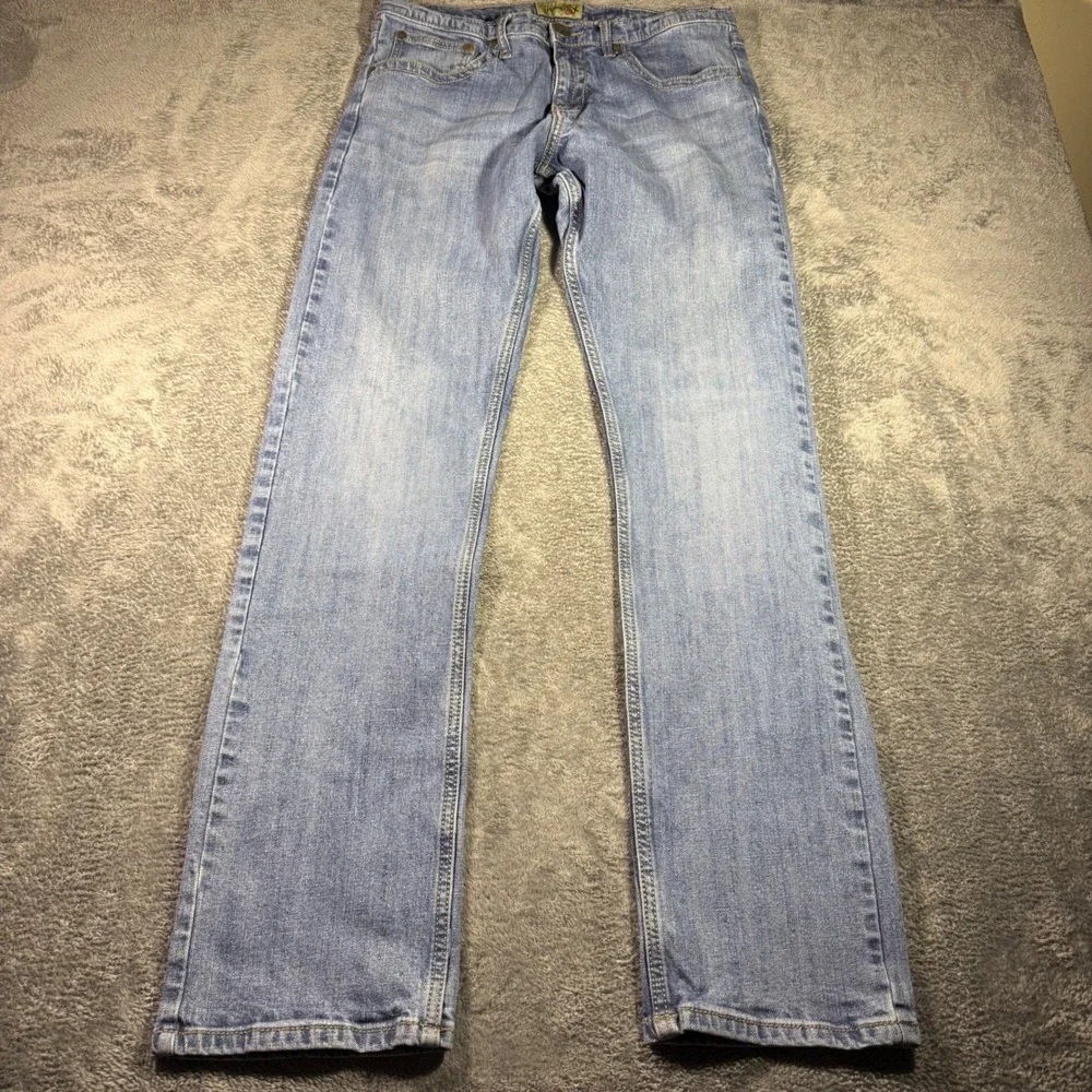 Wrangler 20X No 44 Mens Slim Straight Light Wash Stretch Jeans 44MWXMA 33x36